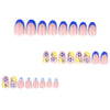 12 Sizes-24 Pcs Press On Nails JP3965