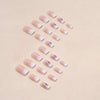 12 Sizes-24 Pcs Press On Nails W737
