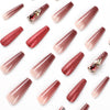 12 Sizes-24 Pcs Press On Nails JP1902