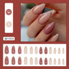 12 Sizes-24 Pcs Press On Nails W1959