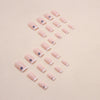 12 Sizes-24 Pcs Press On Nails W1152