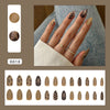 12 Sizes-24 Pcs Press On Nails R804