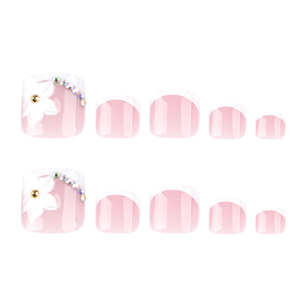 12 Sizes-24 Pcs Press On Nails JP3811