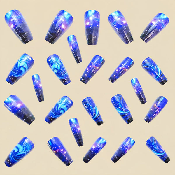 12 Sizes-24 Pcs Press On Nails Y694