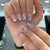 12 Sizes-24 Pcs Press On Nails W739