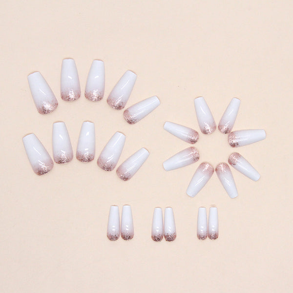 12 Sizes-24 Pcs Press On Nails W740