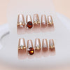 12 Sizes-24 Pcs Press On Nails MY045