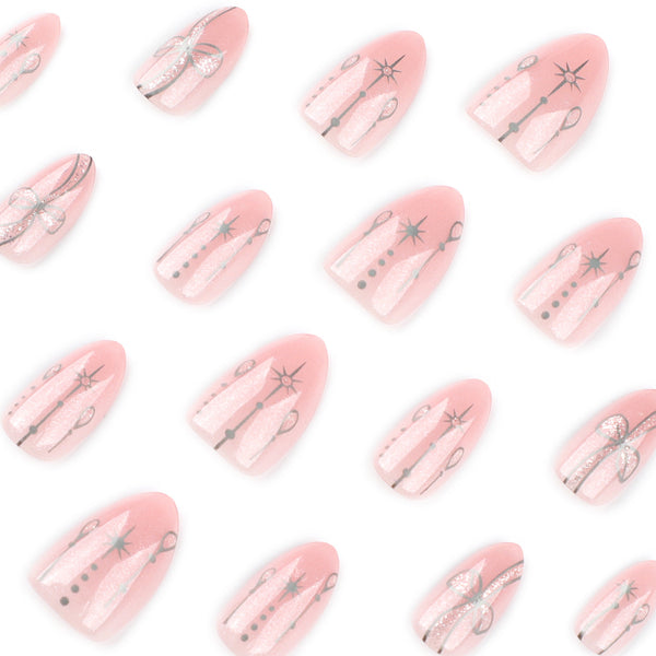 12 Sizes-24 Pcs Press On Nails JP3989