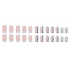 12 Sizes-24 Pcs Press On Nails W719