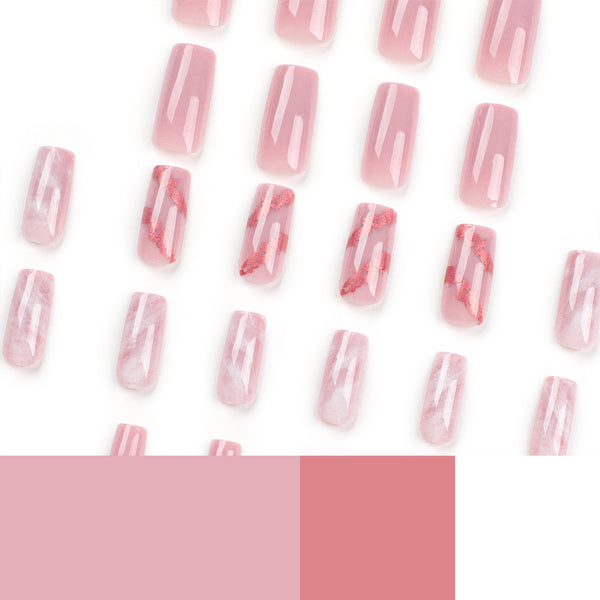 12 Sizes-24 Pcs Press On Nails JP3048