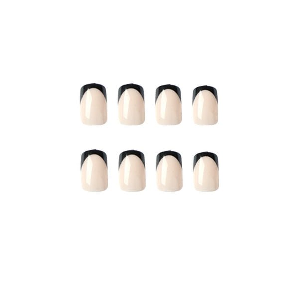 French Glossy Medium Square Press on Nails - JP1972