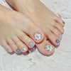 12 Sizes-24 Pcs Press On Nails F094