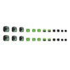 12 Sizes-24 Pcs Press On Nails F092