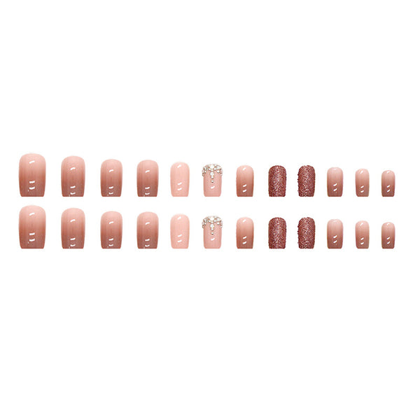 12 Sizes-24 Pcs Press On Nails Z537
