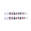 12 Sizes-24 Pcs Press On Nails Y148