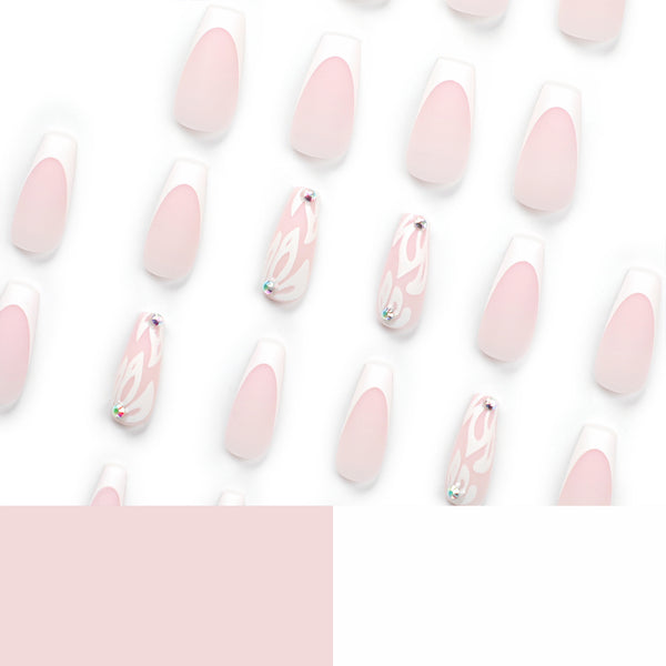 12 Sizes-24 Pcs Press On Nails JP2875