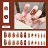 12 Sizes-24 Pcs Press On Nails R978