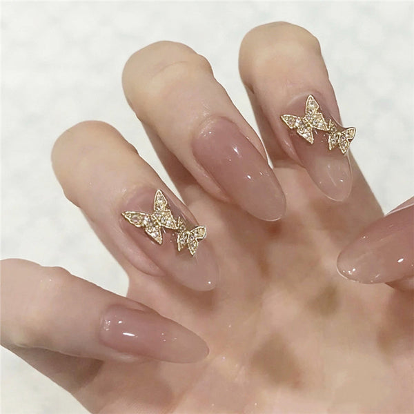 12 Sizes-24 Pcs Press On Nails JP1162