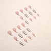 12 Sizes-24 Pcs Press On Nails W358