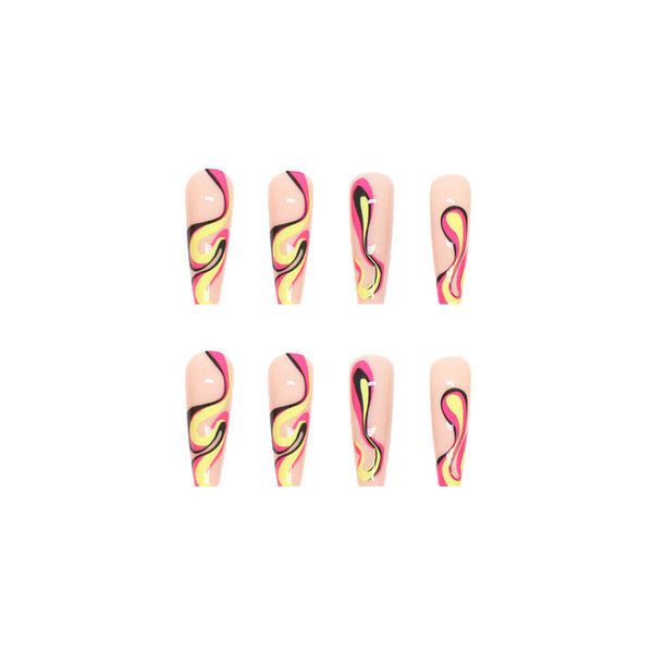 12 Sizes-24 Pcs Press On Nails W175