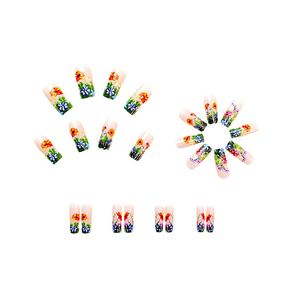 12 Sizes-24 Pcs Press On Nails Y460-2