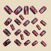 12 Sizes-24 Pcs Press On Nails Y1987