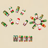 12 Sizes-24 Pcs Press On Nails Y1303