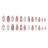 12 Sizes-24 Pcs Press On Nails Z1067