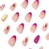 12 Sizes-24 Pcs Press On Nails JP4421