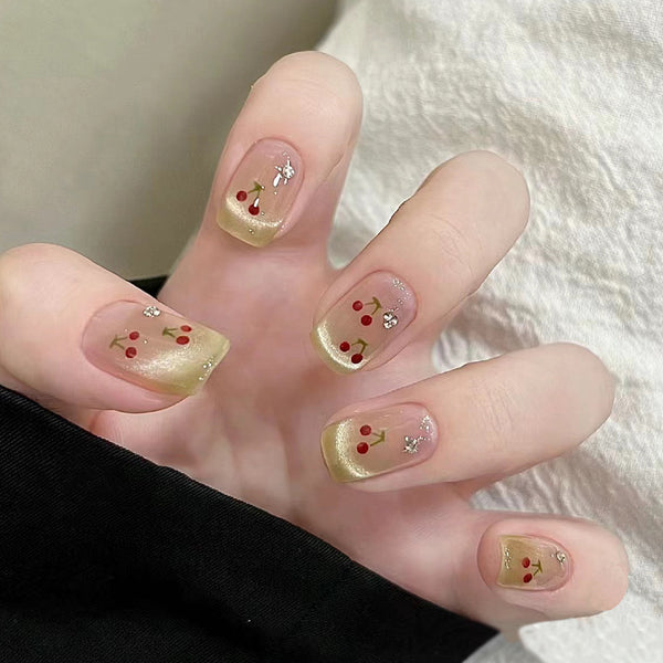 12 Sizes-24 Pcs Press On Nails SP143