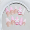 12 Sizes-24 Pcs Press On Nails Z1085