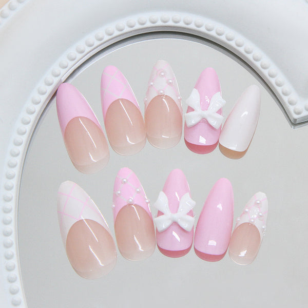 12 Sizes-24 Pcs Press On Nails Z1085