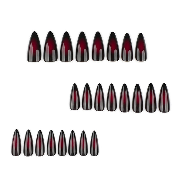 12 Sizes-24 Pcs Press On Nails JP4191