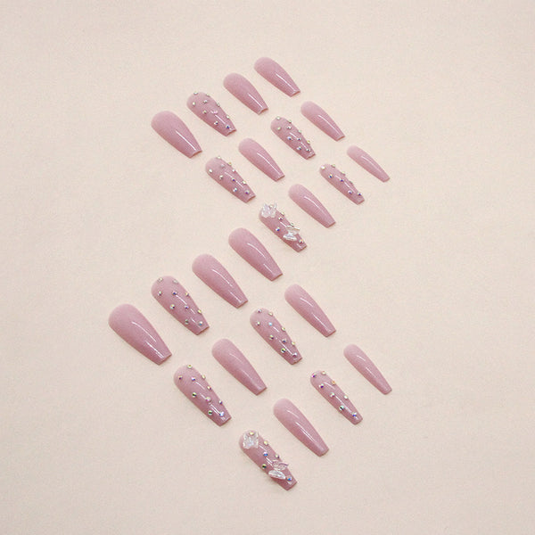 12 Sizes-24 Pcs Press On Nails Z728