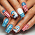 12 Sizes-24 Pcs Press On Nails Y738