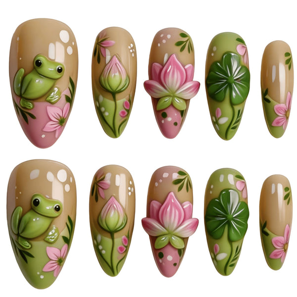15 Sizes-30 Pcs Press On Nails Y1990