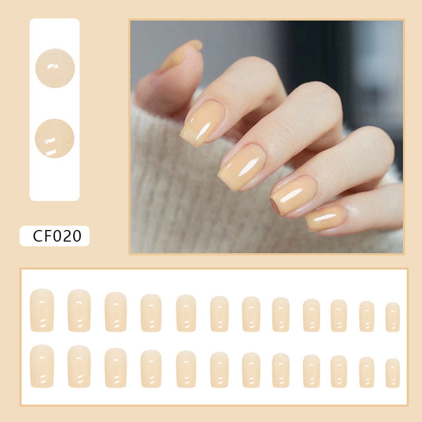 12 Sizes-24 Pcs Press On Nails CF020