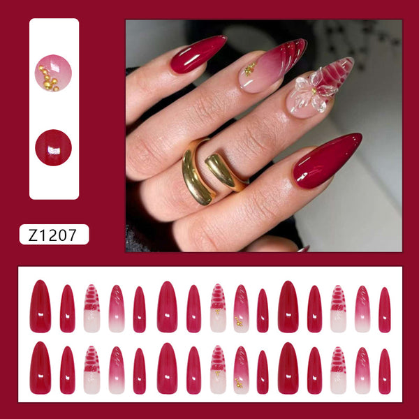 30 Pcs Press On Nails Z1207