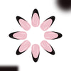 12 Sizes-24 Pcs Press On Nails C1394
