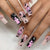 12 Sizes-24 Pcs Press On Nails Y135