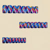 12 Sizes-24 Pcs Press On Nails Y1645