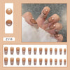 12 Sizes-24 Pcs Press On Nails Z486