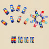 12 Sizes-24 Pcs Press On Nails Y793