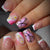 12 Sizes-24 Pcs Press On Nails Y1521