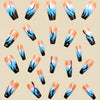 12 Sizes-24 Pcs Press On Nails Y524