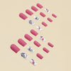 12 Sizes-24 Pcs Press On Nails Y104