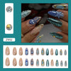 12 Sizes-24 Pcs Press On Nails Z992
