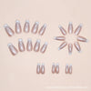 12 Sizes-24 Pcs Press On Nails W1486