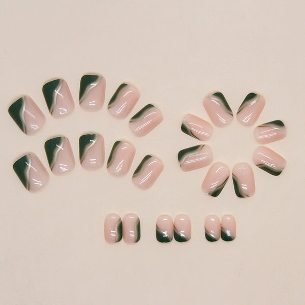 12 Sizes-24 Pcs Press On Nails W1075