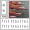 12 Sizes-24 Pcs Press On Nails W1894